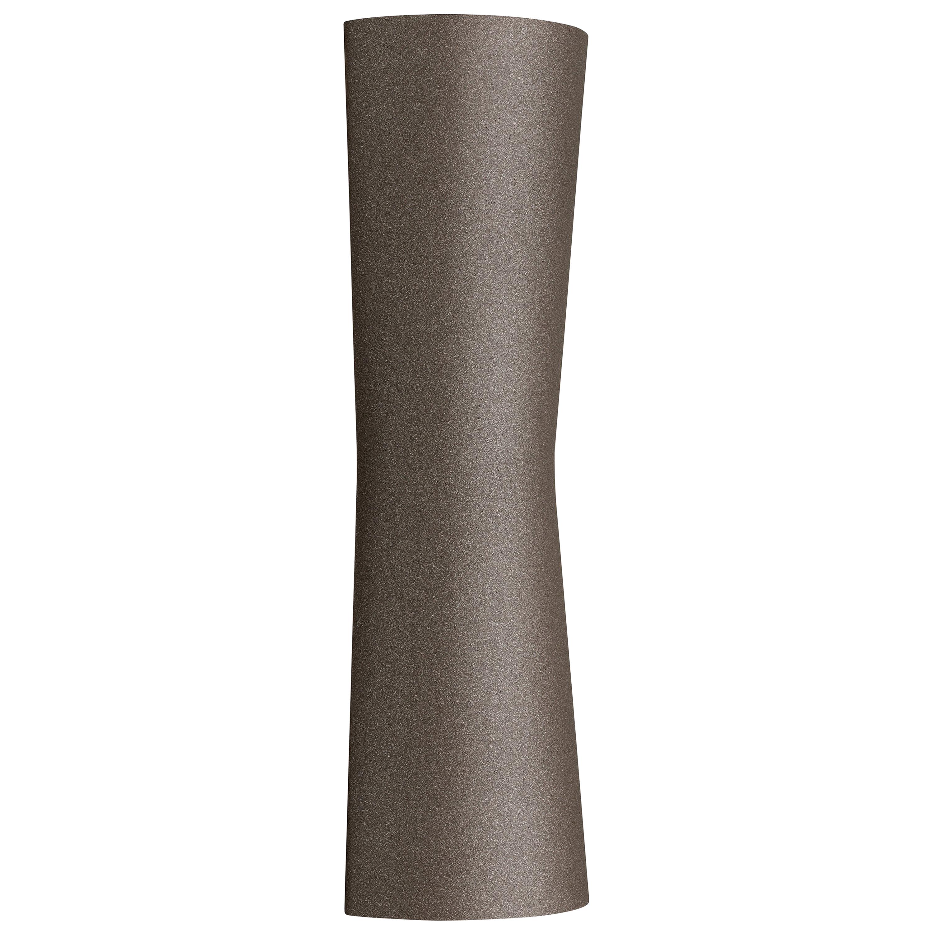 FLOS Clessidra 40° + 40° Outdoor Wall Lamp in Deep Brown by Antonio Citterio