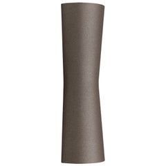 FLOS Clessidra 40° + 40° Outdoor Wall Lamp in Deep Brown by Antonio Citterio