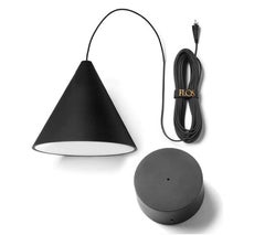 Flos Cone String Light with Canopy by Michael Anastassiades