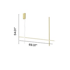 Flos Coordinates Ceiling 2 Light in Anodized Champagne by Michael Anastassiades