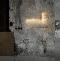 Flos Coordinates Wall/Ceiling Light 2 in Champage by Michael Anastassiades