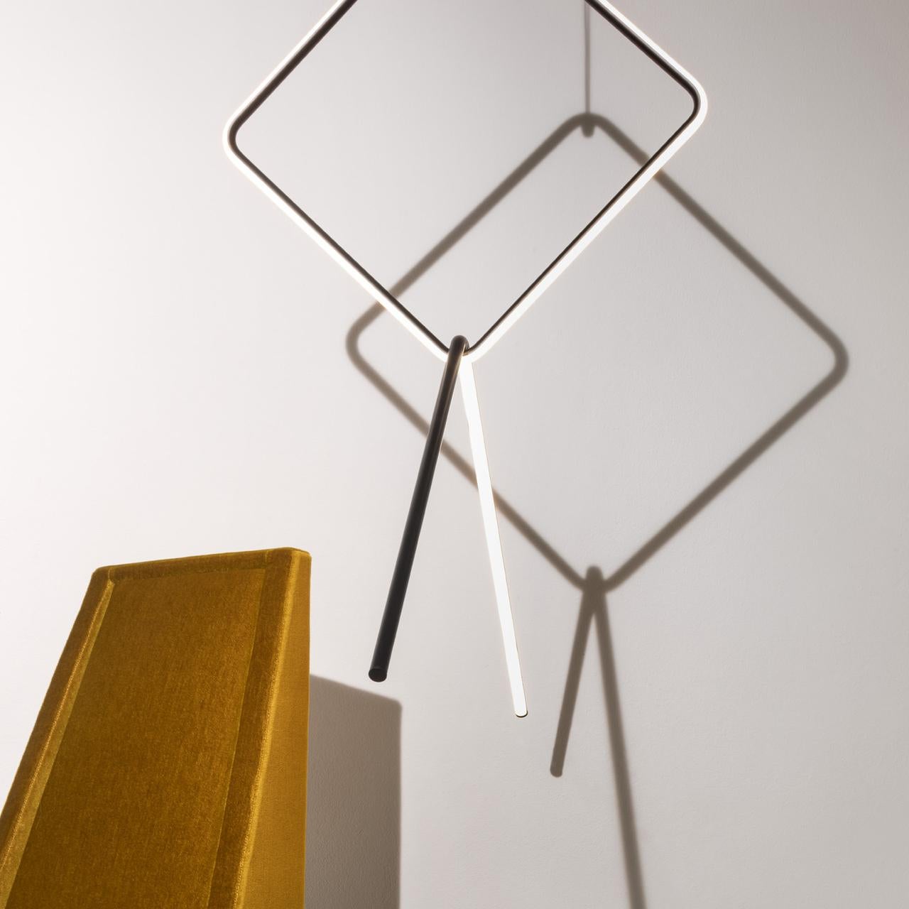 Italian FLOS Drop Down and Large Square Arrangements Light by Michael Anastassiades For Sale