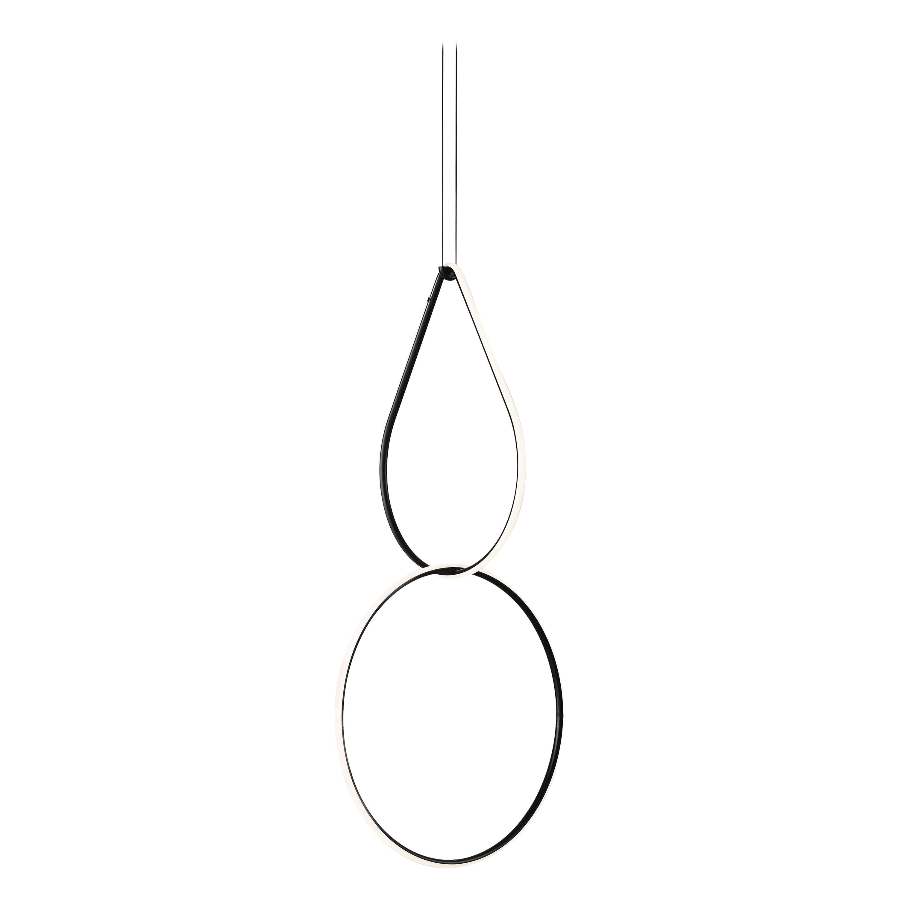 FLOS Drop Up and Medium Circle Arrangements Light by Michael Anastassiades For Sale