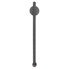 Flos Flauta Large Indoor/Outdoor Wall Sconce in Anthracite by Patricia Urquiola