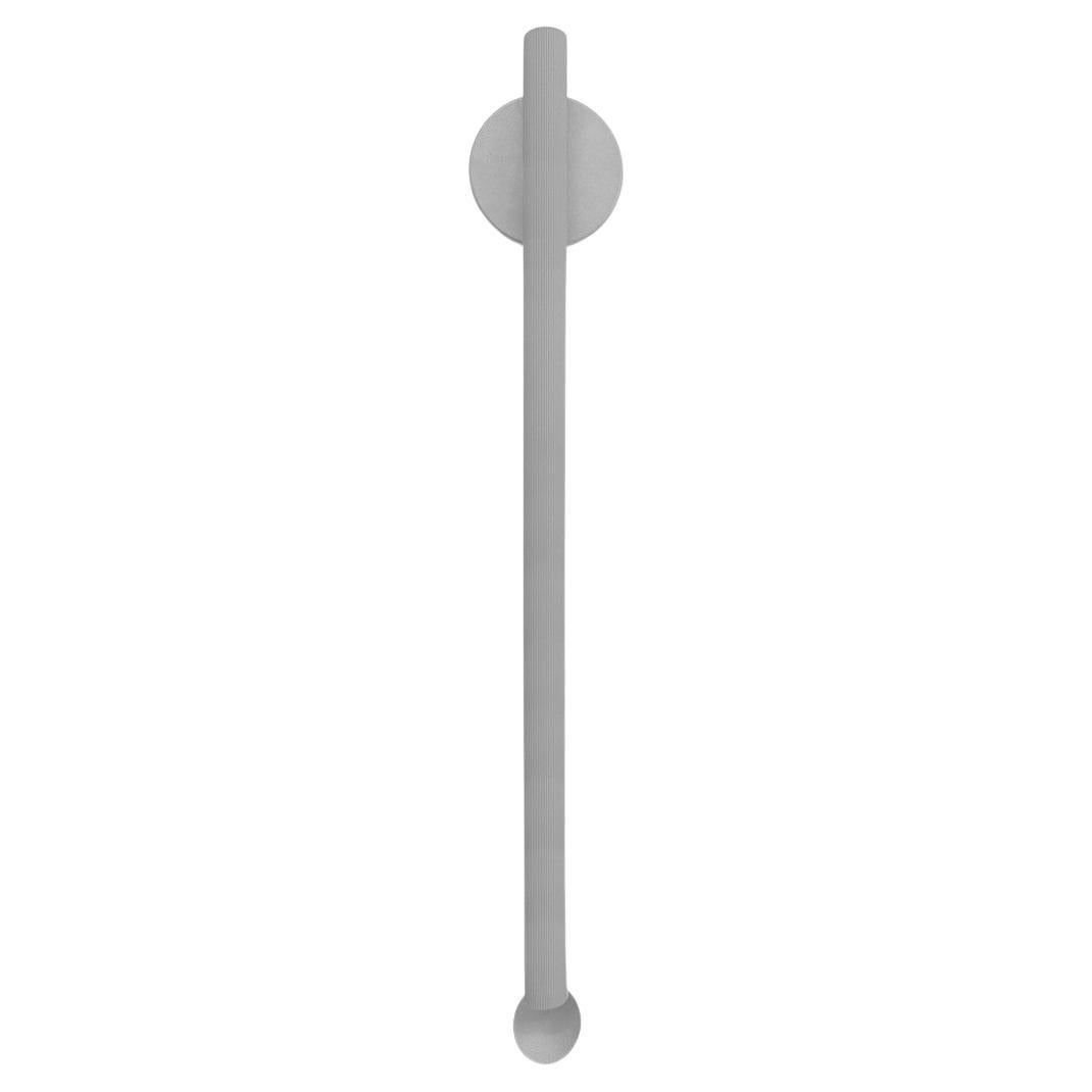 Flos Flauta Large Indoor/Outdoor Wall Sconce in Grey by Patricia Urquiola For Sale