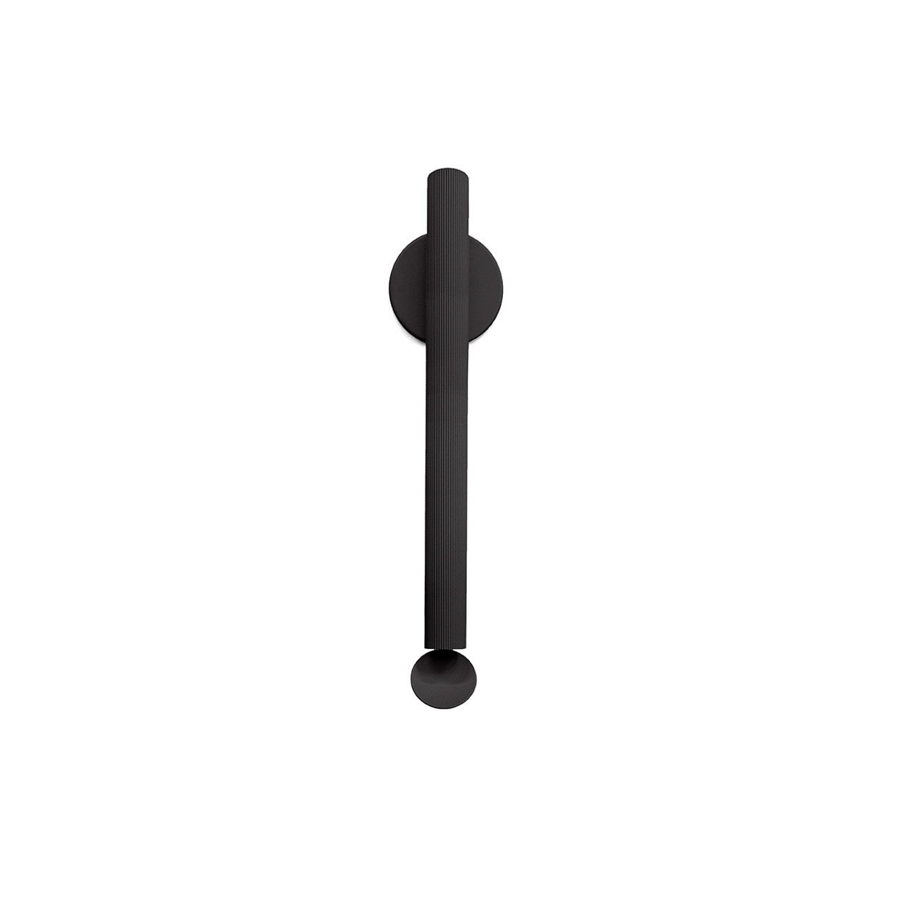 Flos Flauta Medium Indoor/Outdoor Wall Sconce in Anthracite by Patricia Urquiola For Sale