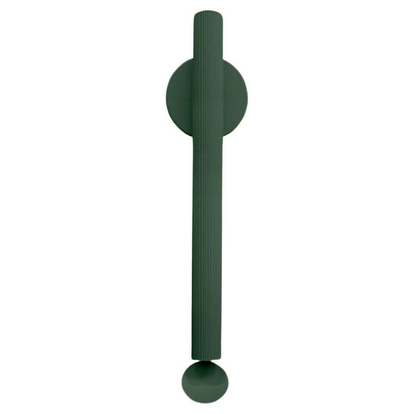 Flos Flauta Medium Indoor/Outdoor Wall Sconce in Forest Green