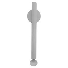 Flos Flauta Medium Indoor/Outdoor Wall Sconce in Grey by Patricia Urquiola