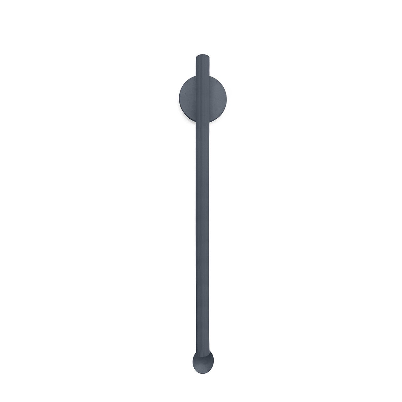 Flos Flauta Riga Large Indoor Wall Sconce in Anodized Blue Steel For Sale