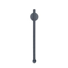 Flos Flauta Riga Large Indoor Wall Sconce in Anodized Blue Steel