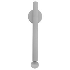 Flos Flauta Riga Medium Indoor/Outdoor Wall Sconce in Grey by Patricia Urquiola