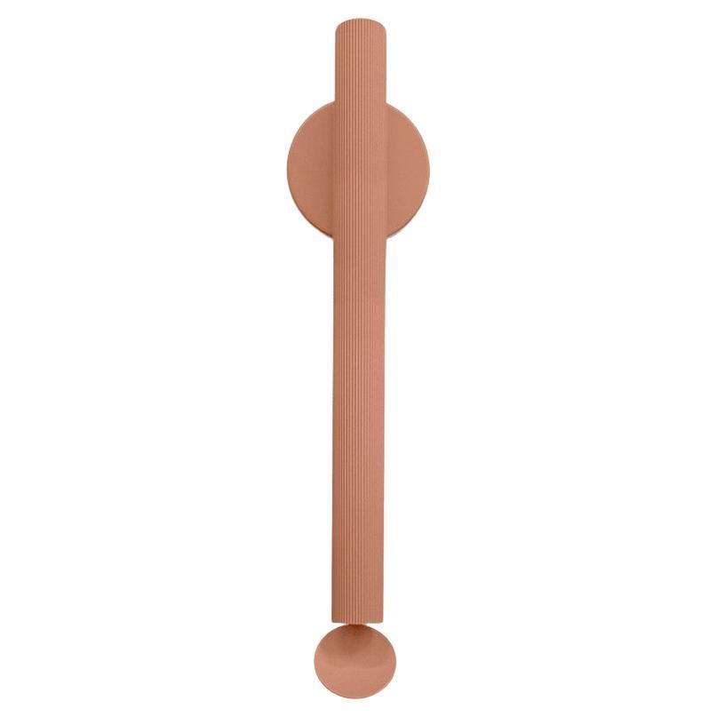 Flos Flauta Riga Medium Indoor Wall Sconce in Anodized Copper For Sale