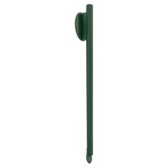 Flos Flauta Spiga 3000K Large Indoor/Outdoor Wall Sconce in Forest Green