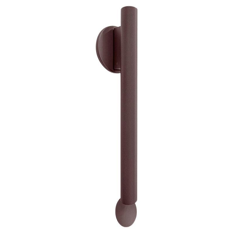 Flos Flauta Spiga 3000K Medium Indoor/Outdoor Wall Sconce in Dark Brown