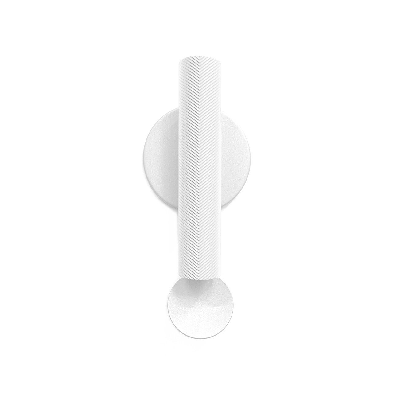 Flos Flauta Spiga 3000K Small Indoor/Outdoor Wall Sconce in White For Sale