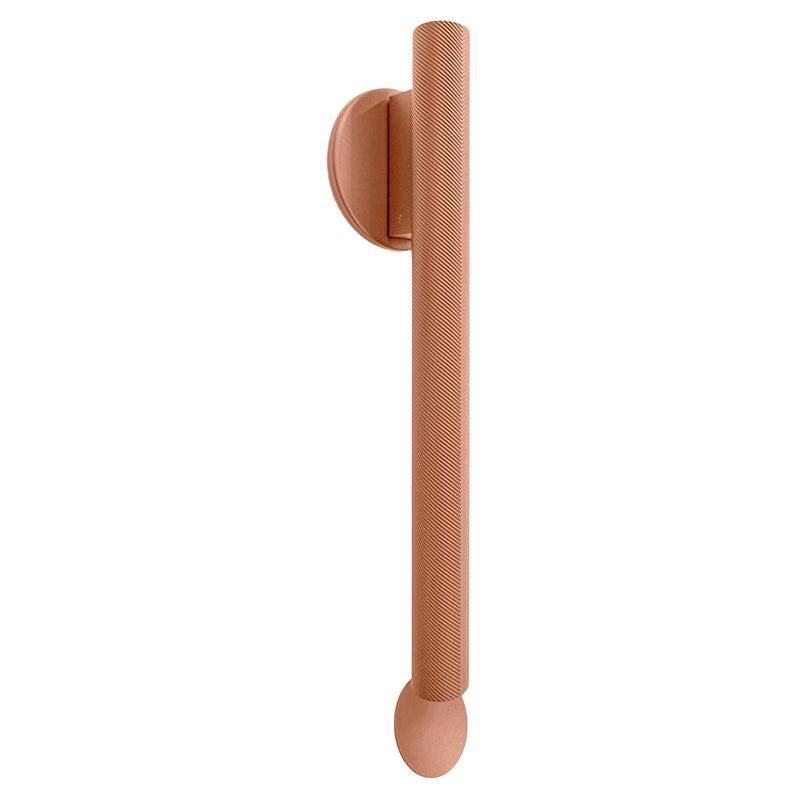 Flos Flauta Spiga Medium Indoor Wall Sconce in Anodized Copper