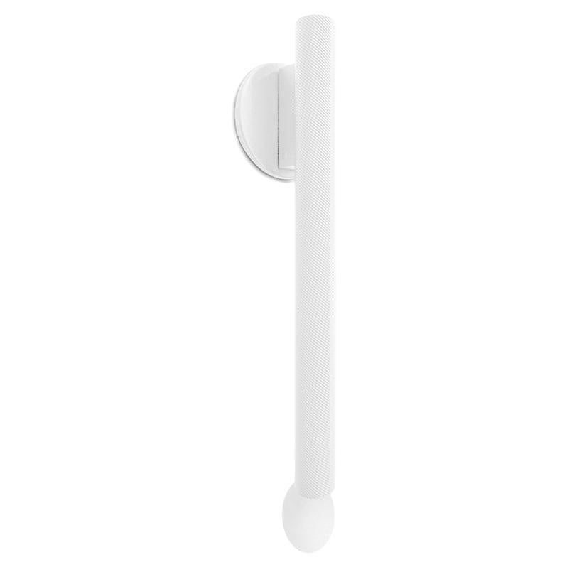 Flos Flauta Spiga Medium Indoor Wall Sconce in White by Patricia Urquiola