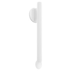Flos Flauta Spiga Medium Indoor Wall Sconce in White by Patricia Urquiola