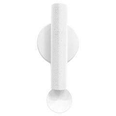 Flos Flauta Spiga Small Indoor Wall Sconce in White by Patricia Urquiola