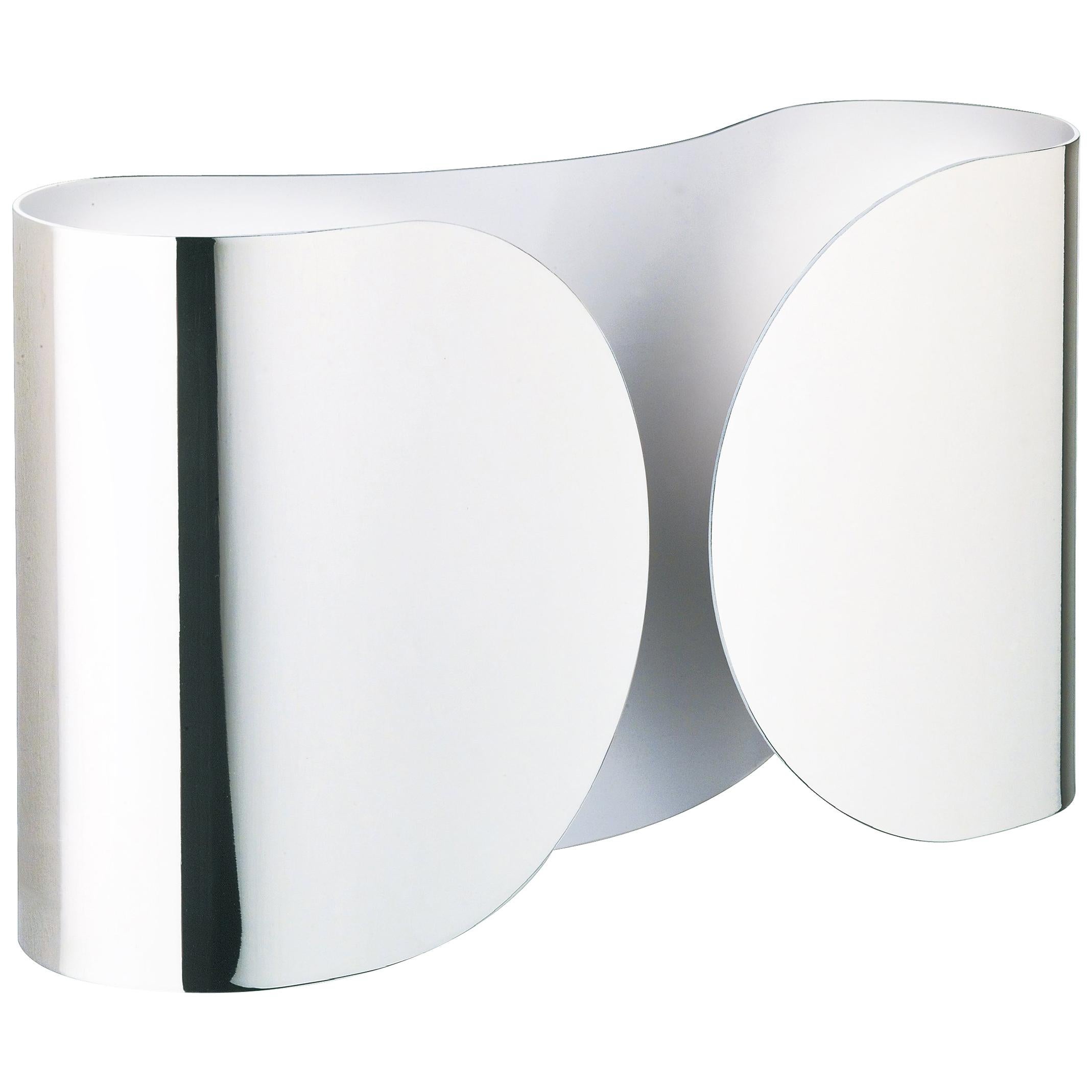 FLOS Foglio Light in Chrome by Tobia Scarpa For Sale