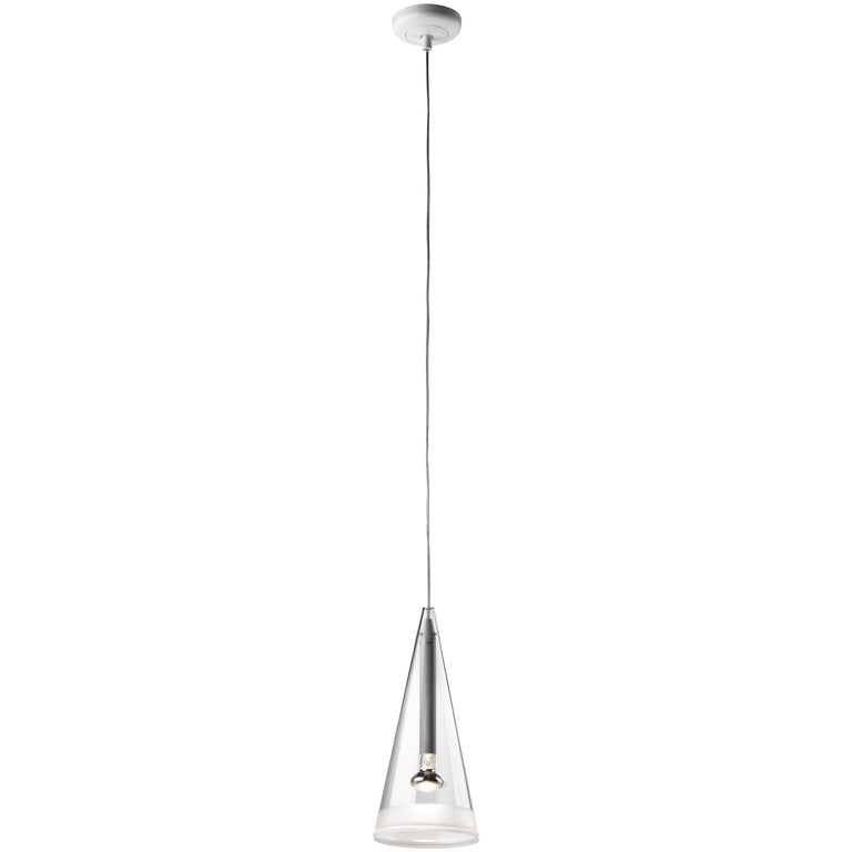 Guggenheim Museum Sprog bilag FLOS Fucsia 1 Pendant Light w/ Clear Cord by Achille Castiglioni For Sale  at 1stDibs | flos fuscia, achille castiglioni fucsia, fucsia pendant