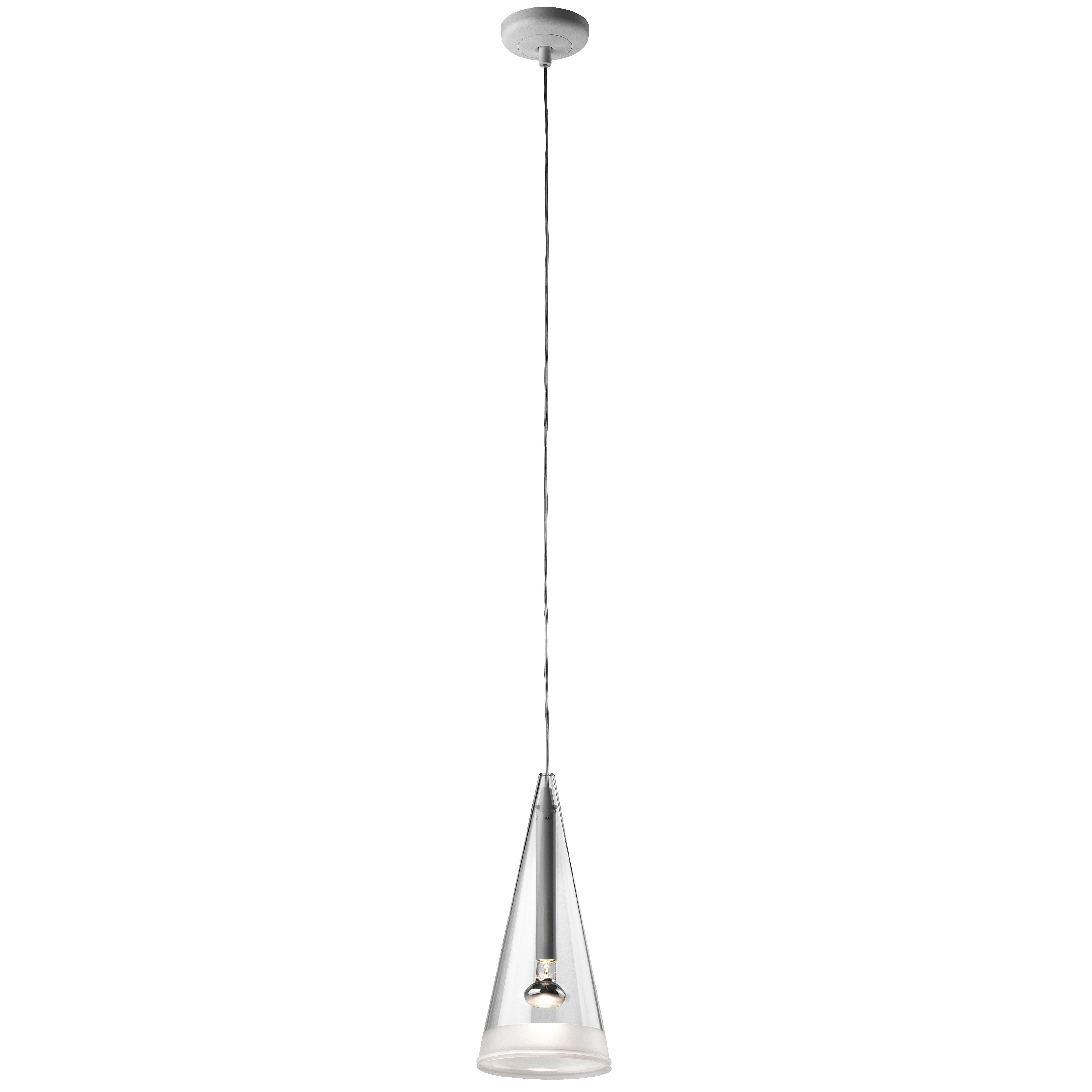 FLOS Fucsia 1 Lampada a sospensione con Corde Bianche di Achille Castiglioni