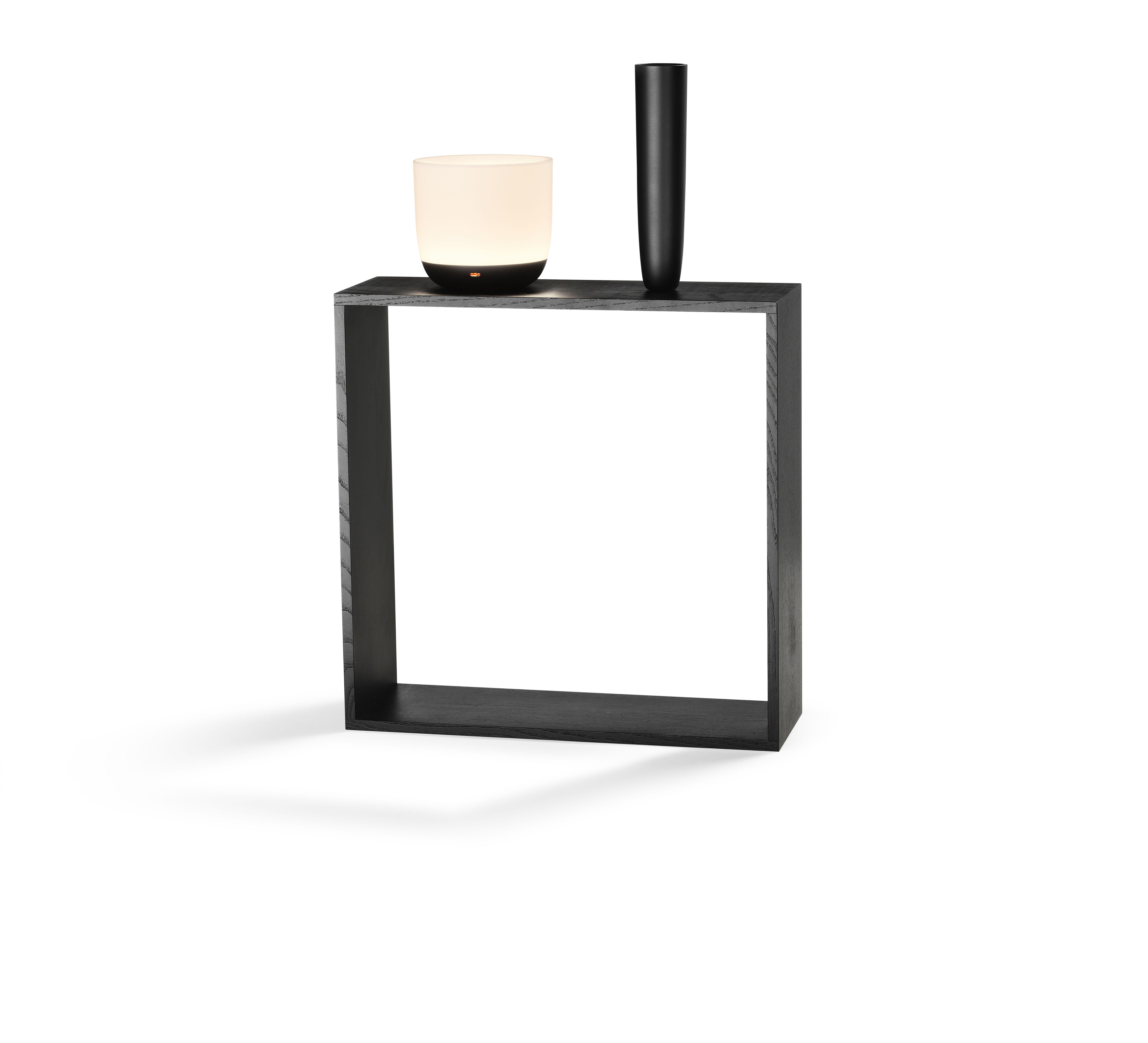 Modern Flos Gaku Wireless Table Lamp in Black by Nendo