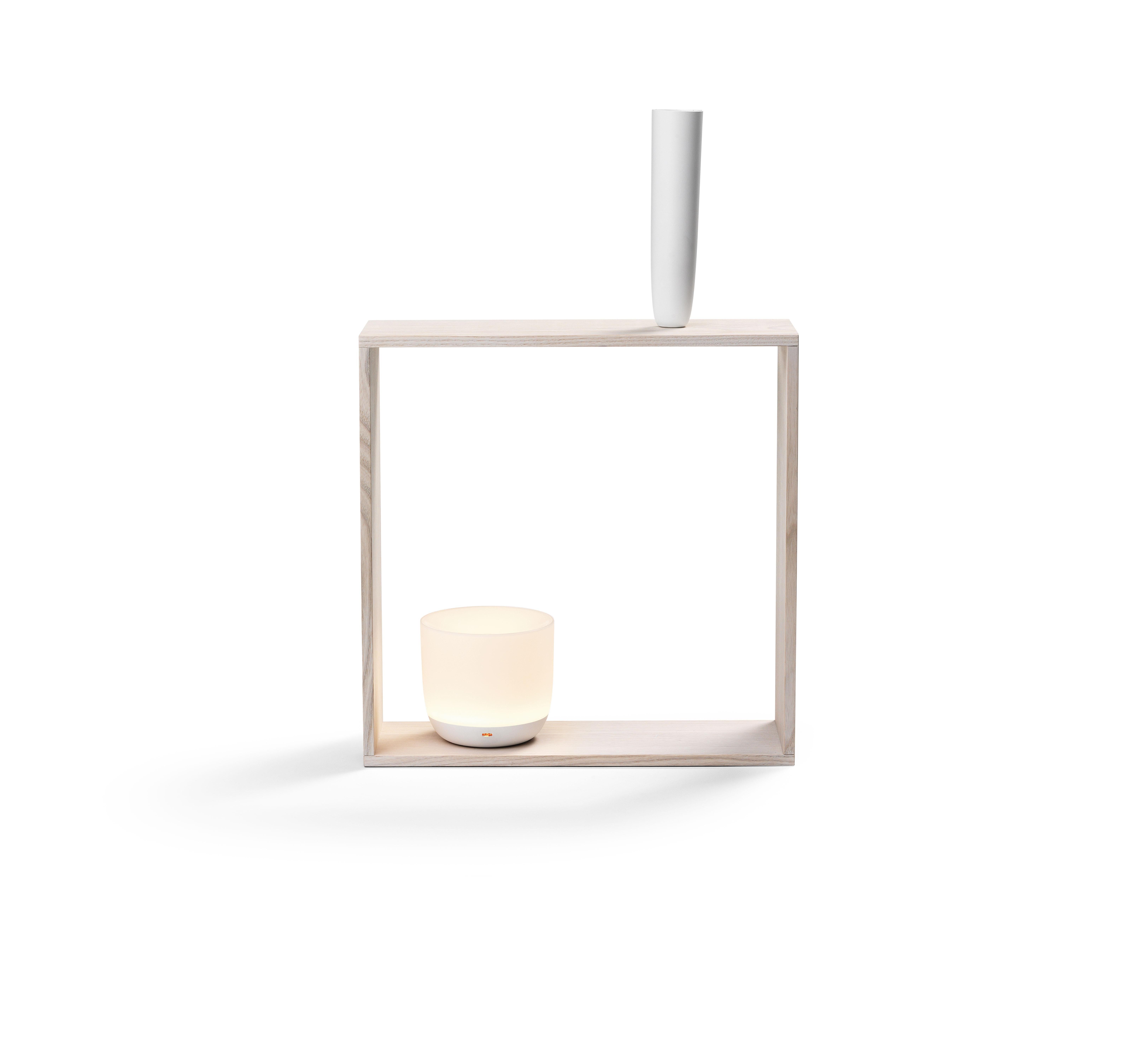 Italian Flos Gaku Wireless Table Lamp in White by Nendo