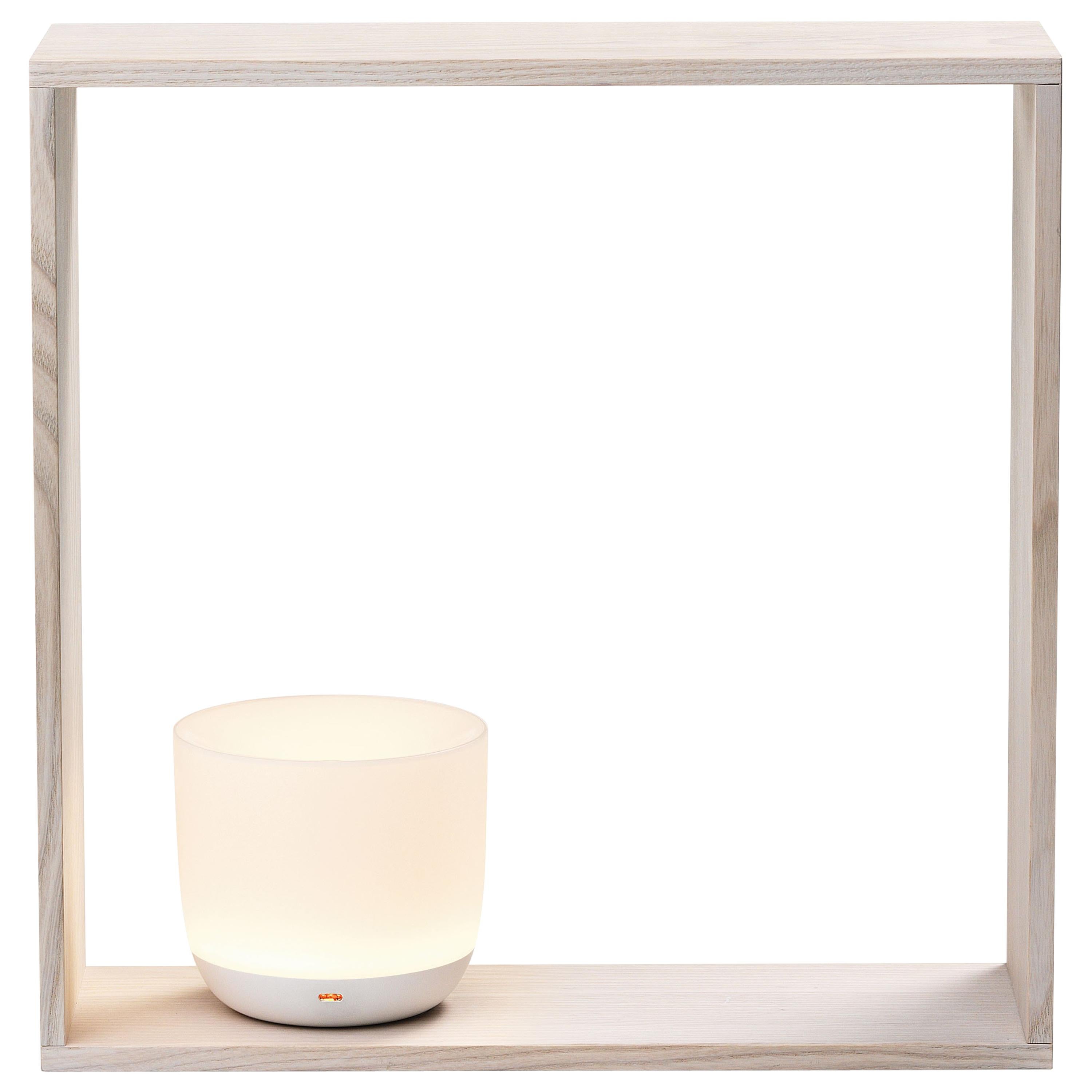 Flos Gaku Wireless Table Lamp in White by Nendo