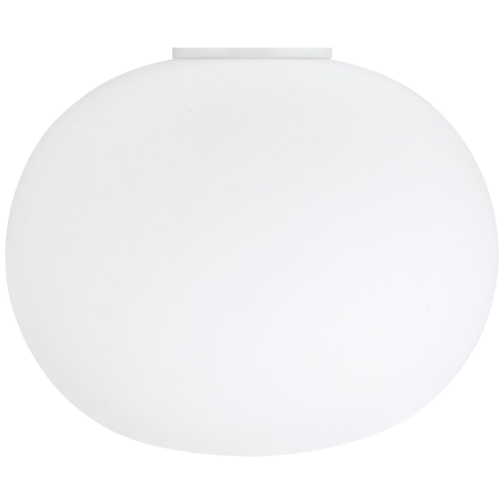 Jasper Morrison Modern Glo-Ball Flush Glass Ceiling Lamp for FLOS, in stock For Sale