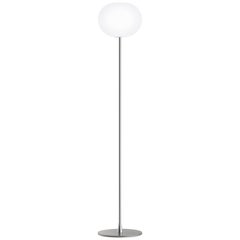 Jasper Morrison Modern Sphere Glass Stainless Steel F2 Floor Lamp for FLOS