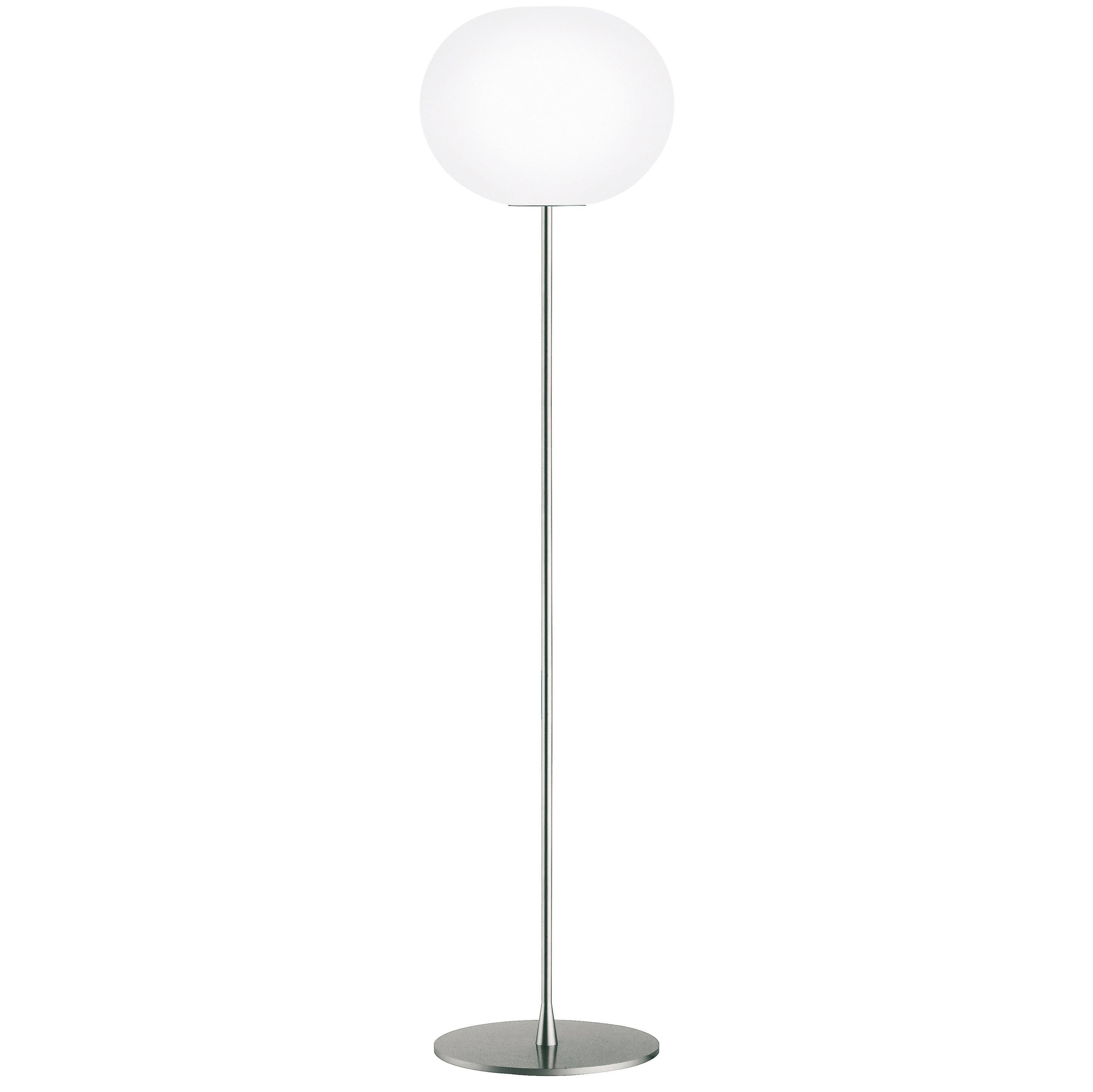 Jasper Morrison Modern Sphere Glass Stainless Steel F3 Floor Lamp for FLOS
