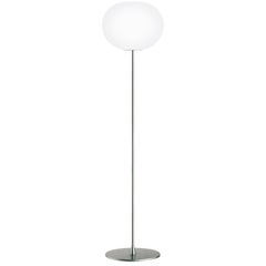 Jasper Morrison Moderne Kugelglas-Stehlampe aus Edelstahl F3 für FLOS