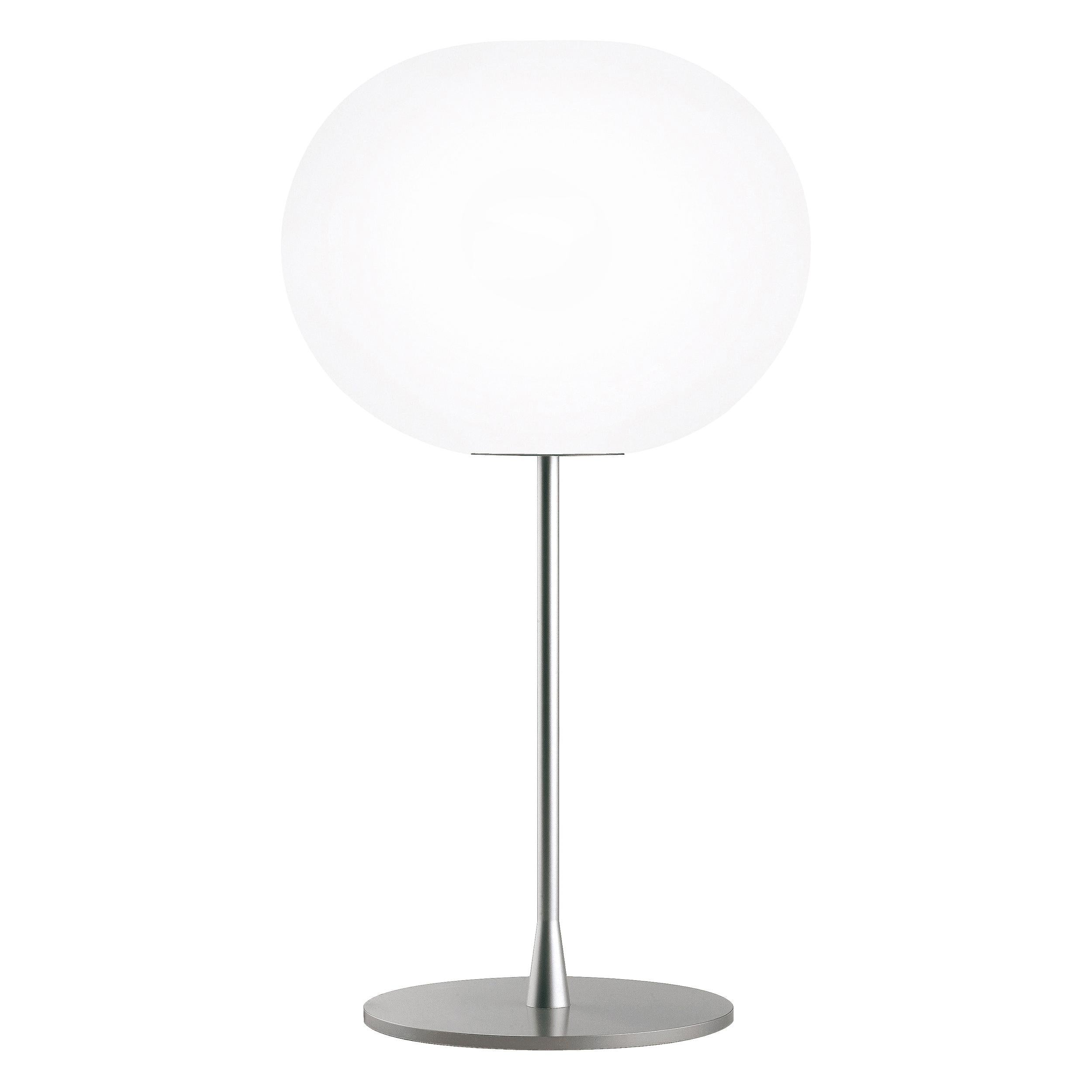 Jasper Morrison Modern Sphere Glass Stainless Steel T1 Desk Table Lamp for FLOS For Sale