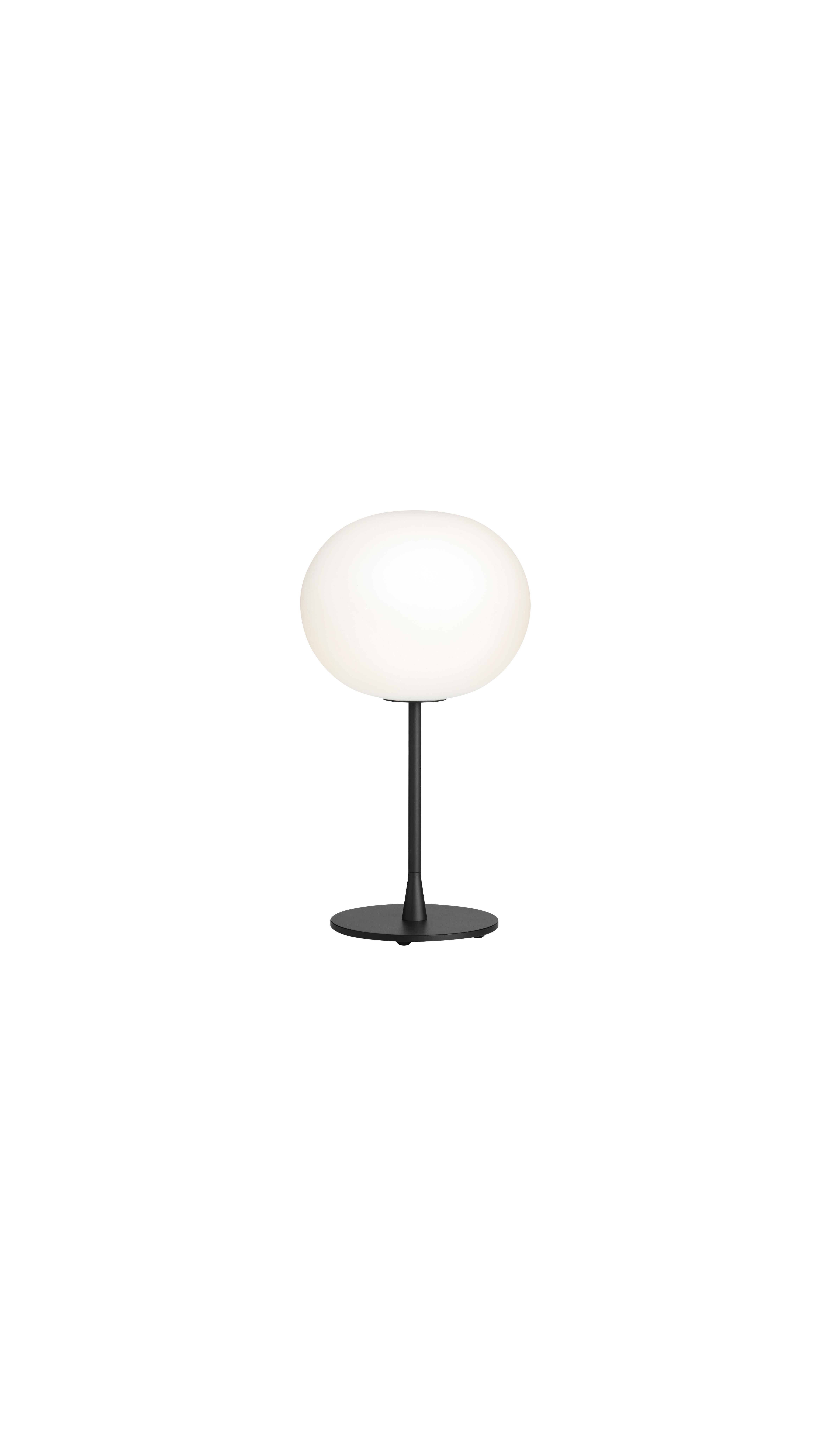 Jasper Morrison Moderne minimalistische schwarze Glo-Ball-Schreibtischlampe für FLOS, auf Lager (Italienisch) im Angebot