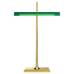 FLOS Goldman USB Table Lamp in Brass by Ron Gilad