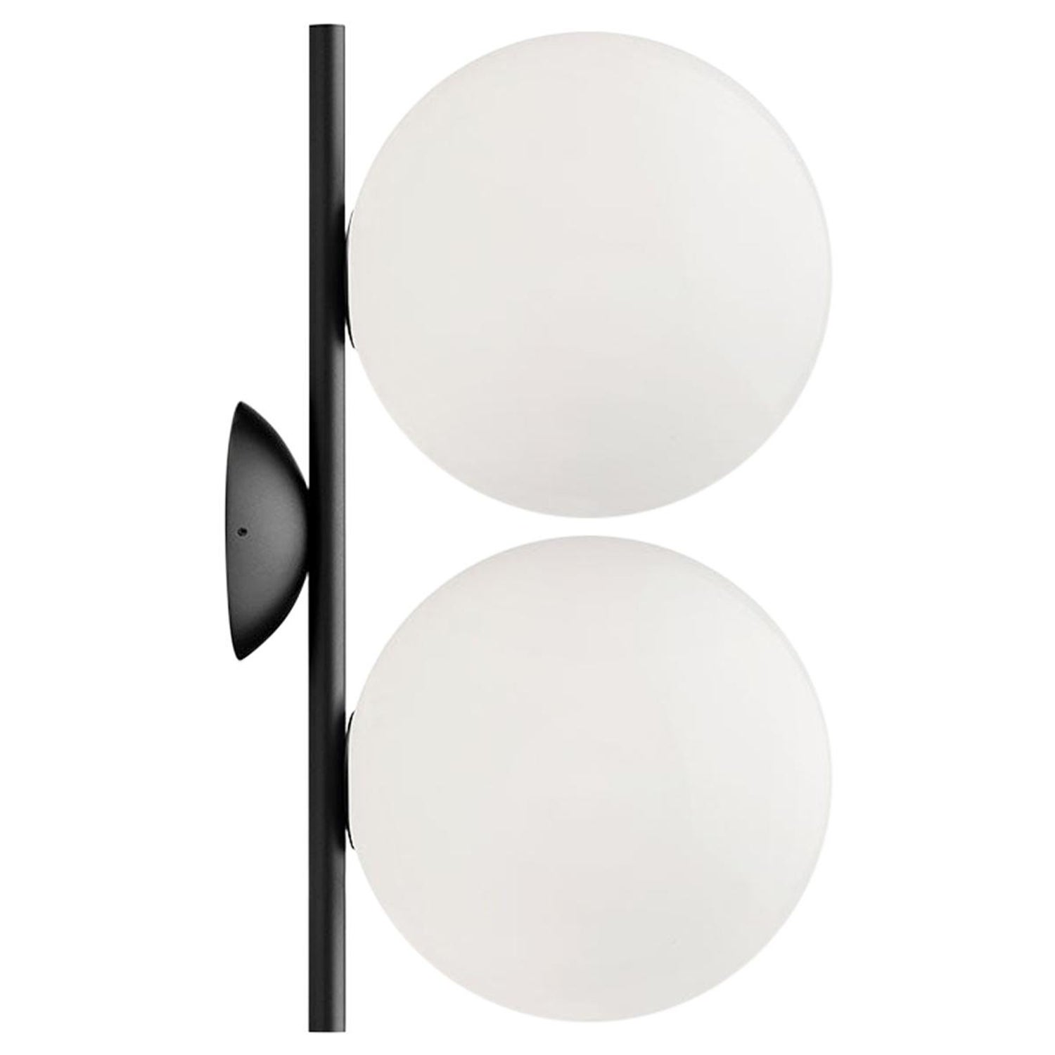Flos IC Lights C/W1 Double Ceiling/Wall in Burgundy by Michael For Sale at 1stDibs