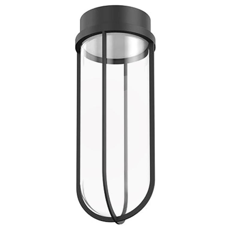 Flos In Vitro 2700K 0-10V LED Ceiling Light in Black by Philippe Starck For Sale