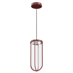 Flos In Vitro 2700K 0-10V LED Suspension Lamp in Terracotta by Philippe Starck