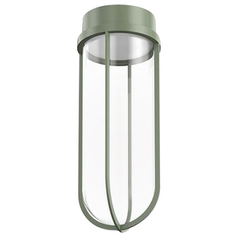 Flos In Vitro 2700K - Plafoniera LED in verde pallido di Philippe Starck