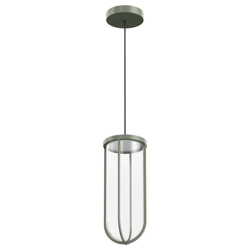Flos In Vitro 2700K LED Suspension Lamp in Pale Green by Philippe Starck