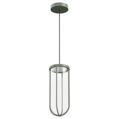 Flos In Vitro 2700K LED Suspension Lamp in Pale Green by Philippe Starck