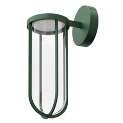 Flos In Vitro 2700K Non Dimmable Wall Scone in Forest Green by Philippe Starck