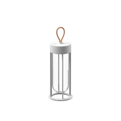Flos In Vitro 2700K Unplugged Portable Lamp in White by Philippe Starck