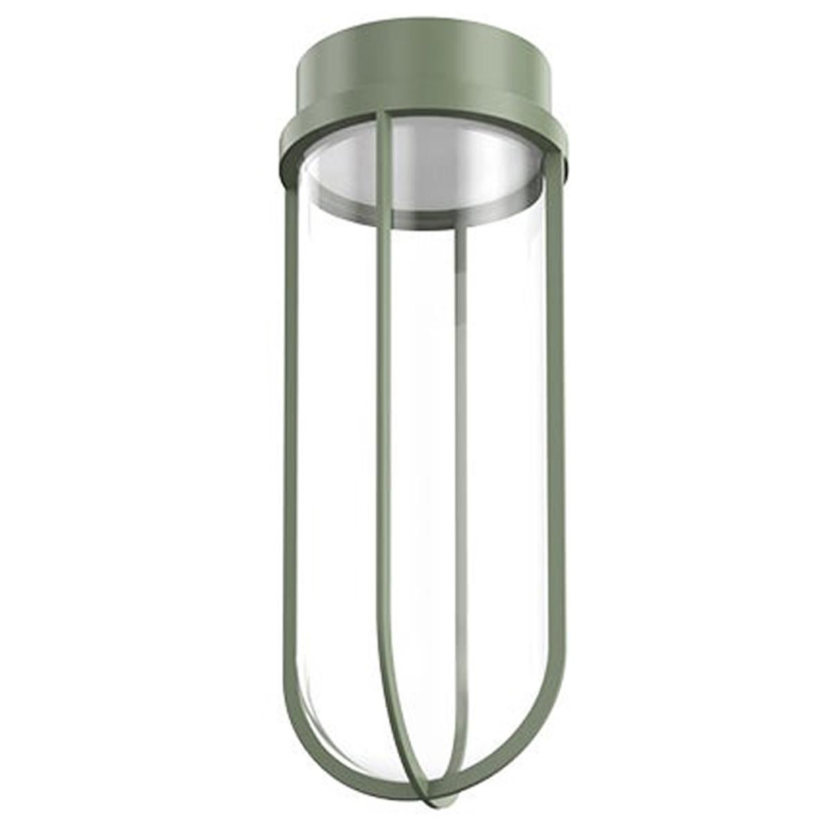 Flos In Vitro 3000K 0-10V LED Ceiling Light in Pale Green by Philippe Starck For Sale
