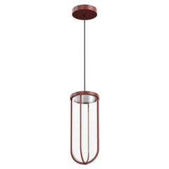 Flos In Vitro 3000K 0-10V LED Suspension Lamp in Terracotta by Philippe Starck