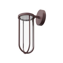 Flos In Vitro 3000K Non Dimmable LED Wall Scone in Deep Brown by Philippe Starck
