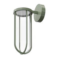 Flos In Vitro 3000K Non Dimmable LED Wall Scone in Pale Green by Philippe Starck