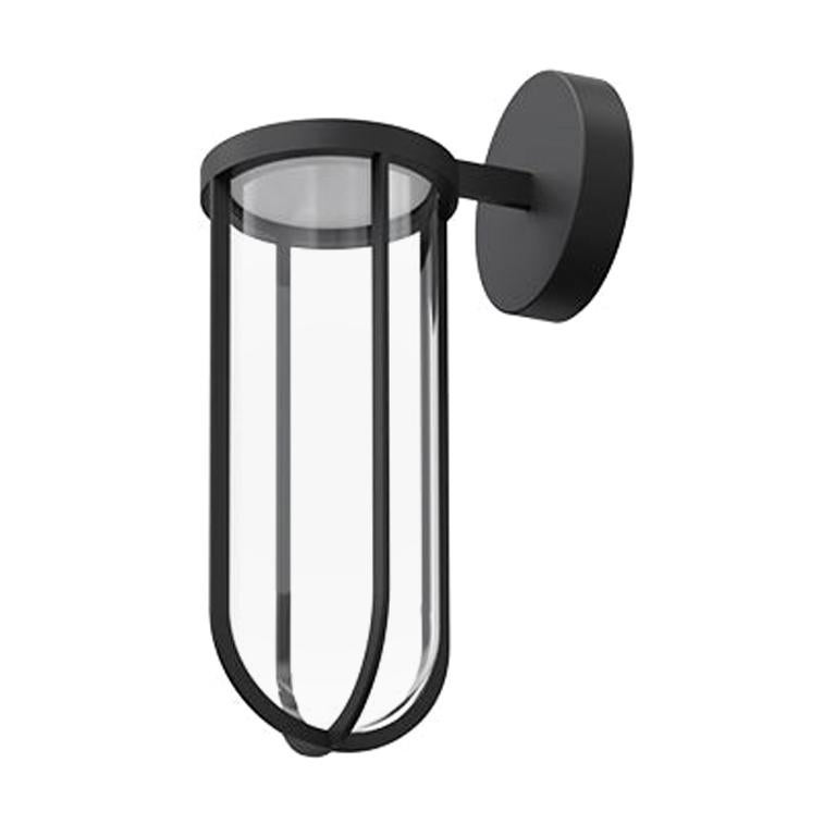 Flos In Vitro 3000K Non Dimmable Wall Scone in Black by Philippe Starck