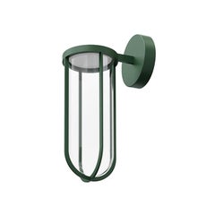 Flos In Vitro 3000K Non Dimmable Wall Scone in Forest Green by Philippe Starck